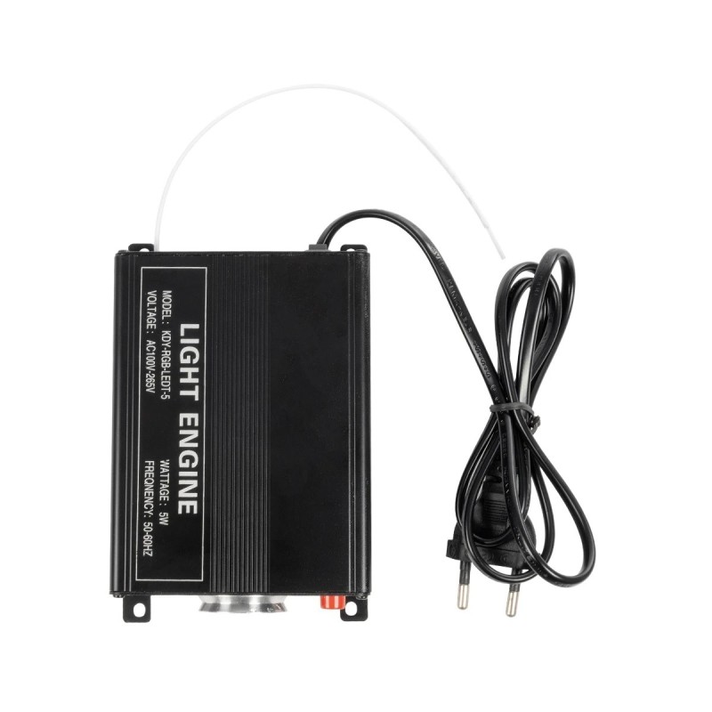 GLOBOSTAR® LUMOFIBRA 79613 Κιτ Συστήματος Οπτικής Ίνας με 150τεμ Φ1mm x Μ200cm & RF Ασύρματο Χειριστήριο LED 5W 200lm 1° AC 220-240V IP20 Πολύχρωμο RGB - Μ11.5 x Π9 x Υ4cm - 2 Χρόνια Εγγύηση