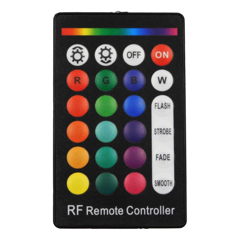 GloboStar® 79614 Κιτ Οπτικής Ίνας Optical Fiber LED 16W AC 230V με 280 Τεμ Οπτικής Ίνας Πάχους 1mm x Μήκους 2M και Ασύρματο Χειριστήριο RGBW