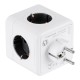 GloboStar® TRAVEL PowerCube PRO Certified 79627 Πολύπριζο 5 Θέσεων με 5 Πρίζες Ασφαλείας Childproof EU Schuko AC 220-240V Μ7.5 x Π11.5 x Υ7.5 - Λευκό με Γκρι - Max Load 3680W/16A GloboStar® TRAVEL PowerCube PRO Certified 79627 Πολύπριζο 5 Θέσεων με 5 Πρίζες Ασφαλείας Childproof EU Schuko AC 220-240V Μ7.5 x Π11.5 x Υ7.5 - Λευκό με Γκρι - Max Load 3680W/16A