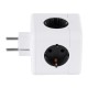 GloboStar® TRAVEL PowerCube PRO Certified 79627 Πολύπριζο 5 Θέσεων με 5 Πρίζες Ασφαλείας Childproof EU Schuko AC 220-240V Μ7.5 x Π11.5 x Υ7.5 - Λευκό με Γκρι - Max Load 3680W/16A GloboStar® TRAVEL PowerCube PRO Certified 79627 Πολύπριζο 5 Θέσεων με 5 Πρίζες Ασφαλείας Childproof EU Schuko AC 220-240V Μ7.5 x Π11.5 x Υ7.5 - Λευκό με Γκρι - Max Load 3680W/16A