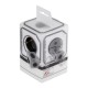 GloboStar® TRAVEL PowerCube PRO Certified 79627 Πολύπριζο 5 Θέσεων με 5 Πρίζες Ασφαλείας Childproof EU Schuko AC 220-240V Μ7.5 x Π11.5 x Υ7.5 - Λευκό με Γκρι - Max Load 3680W/16A GloboStar® TRAVEL PowerCube PRO Certified 79627 Πολύπριζο 5 Θέσεων με 5 Πρίζες Ασφαλείας Childproof EU Schuko AC 220-240V Μ7.5 x Π11.5 x Υ7.5 - Λευκό με Γκρι - Max Load 3680W/16A