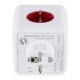 GloboStar® TRAVEL PowerCube PRO Certified 79628 Πολύπριζο 5 Θέσεων με 5 Πρίζες Ασφαλείας Childproof EU Schuko AC 220-240V Μ7.5 x Π11.5 x Υ7.5 - Λευκό με Κόκκινο - Max Load 3680W/16A GloboStar® TRAVEL PowerCube PRO Certified 79628 Πολύπριζο 5 Θέσεων με 5 Πρίζες Ασφαλείας Childproof EU Schuko AC 220-240V Μ7.5 x Π11.5 x Υ7.5 - Λευκό με Κόκκινο - Max Load 3680W/16A