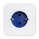 GloboStar® TRAVEL PowerCube PRO Certified 79629 Πολύπριζο 5 Θέσεων με 5 Πρίζες Ασφαλείας Childproof EU Schuko AC 220-240V Μ7.5 x Π11.5 x Υ7.5 - Λευκό με Μπλε - Max Load 3680W/16A GloboStar® TRAVEL PowerCube PRO Certified 79629 Πολύπριζο 5 Θέσεων με 5 Πρίζες Ασφαλείας Childproof EU Schuko AC 220-240V Μ7.5 x Π11.5 x Υ7.5 - Λευκό με Μπλε - Max Load 3680W/16A