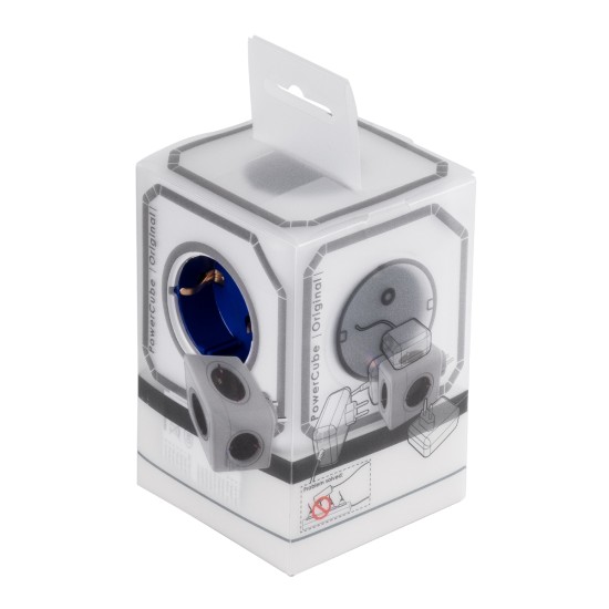 GloboStar® TRAVEL PowerCube PRO Certified 79629 Πολύπριζο 5 Θέσεων με 5 Πρίζες Ασφαλείας Childproof EU Schuko AC 220-240V Μ7.5 x Π11.5 x Υ7.5 - Λευκό με Μπλε - Max Load 3680W/16A GloboStar® TRAVEL PowerCube PRO Certified 79629 Πολύπριζο 5 Θέσεων με 5 Πρίζες Ασφαλείας Childproof EU Schuko AC 220-240V Μ7.5 x Π11.5 x Υ7.5 - Λευκό με Μπλε - Max Load 3680W/16A