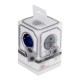 GloboStar® TRAVEL PowerCube PRO Certified 79629 Πολύπριζο 5 Θέσεων με 5 Πρίζες Ασφαλείας Childproof EU Schuko AC 220-240V Μ7.5 x Π11.5 x Υ7.5 - Λευκό με Μπλε - Max Load 3680W/16A GloboStar® TRAVEL PowerCube PRO Certified 79629 Πολύπριζο 5 Θέσεων με 5 Πρίζες Ασφαλείας Childproof EU Schuko AC 220-240V Μ7.5 x Π11.5 x Υ7.5 - Λευκό με Μπλε - Max Load 3680W/16A