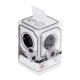 GloboStar® TRAVEL PowerCube PRO Certified 79633 Πολύπριζο 6 Θέσεων με 4 Πρίζες Ασφαλείας Childproof EU Schuko AC 220-240V & 2 Πρίζες USB Max 2.1A/DC 5V Μ7.5 x Π11.5 x Υ7.5 - Λευκό με Γκρι - Max Load 3680W/16A GloboStar® TRAVEL PowerCube PRO Certified 79633 Πολύπριζο 6 Θέσεων με 4 Πρίζες Ασφαλείας Childproof EU Schuko AC 220-240V & 2 Πρίζες USB Max 2.1A/DC 5V Μ7.5 x Π11.5 x Υ7.5 - Λευκό με Γκρι - Max Load 3680W/16A