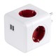 GloboStar® TRAVEL PowerCube PRO Certified 79634 Πολύπριζο 6 Θέσεων με 4 Πρίζες Ασφαλείας Childproof EU Schuko AC 220-240V & 2 Πρίζες USB Max 2.1A/DC 5V Μ7.5 x Π11.5 x Υ7.5 - Λευκό με Κόκκινο - Max Load 3680W/16A GloboStar® TRAVEL PowerCube PRO Certified 79634 Πολύπριζο 6 Θέσεων με 4 Πρίζες Ασφαλείας Childproof EU Schuko AC 220-240V & 2 Πρίζες USB Max 2.1A/DC 5V Μ7.5 x Π11.5 x Υ7.5 - Λευκό με Κόκκινο - Max Load 3680W/16A