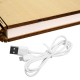 GLOBOSTAR® BOOKDECO 79636 Μοντέρνο Επιτραπέζιο Φωτιστικό Πορτατίφ LED 4W 250lm 180° DC 5V με USB 2.0 & Επαναφορτιζόμενη Μπαταρία Li-ion 3.2V 1000mAh IP20 Πολύχρωμο RGB - Μπεζ - Μ21.5 x Π16.5 x Υ2.2cm - 2 Χρόνια Εγγύηση GLOBOSTAR® BOOKDECO 79636 Μοντέρνο Επιτραπέζιο Φωτιστικό Πορτατίφ LED 4W 250lm 180° DC 5V με USB 2.0 & Επαναφορτιζόμενη Μπαταρία Li-ion 3.2V 1000mAh IP20 Πολύχρωμο RGB - Μπεζ - Μ21.5 x Π16.5 x Υ2.2cm - 2 Χρόνια Εγγύηση