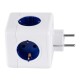 GloboStar® TRAVEL PowerCube PRO Certified 79638 Πολύπριζο 6 Θέσεων με 4 Πρίζες Ασφαλείας Childproof EU Schuko AC 220-240V & 2 Πρίζες USB Max 2.1A/DC 5V Μ7.5 x Π11.5 x Υ7.5 - Λευκό με Μπλε - Max Load 3680W/16A GloboStar® TRAVEL PowerCube PRO Certified 79638 Πολύπριζο 6 Θέσεων με 4 Πρίζες Ασφαλείας Childproof EU Schuko AC 220-240V & 2 Πρίζες USB Max 2.1A/DC 5V Μ7.5 x Π11.5 x Υ7.5 - Λευκό με Μπλε - Max Load 3680W/16A