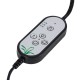 GloboStar® 79650 Grow Light Full Spectrum LED Φωτιστικό Ανάπτυξης Φυτών Γλάστρας με 2 Κινούμενες Κεφαλές & Βάση Clip SMD 2835 10W 160° DC 5V IP20 με Dimmer & Timer Εσωτερικού Χώρου για Κάλυψη Επιφάνειας 0.6m x 0.6m Πλήρους Φάσματος Φωτισμού