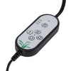 GloboStar® 79651 Grow Light Hydro Spectrum LED Φωτιστικό Ανάπτυξης Υδροπονικών Φυτών Γλάστρας με 2 Κινούμενες Κεφαλές & Βάση Clip SMD 2835 10W 160° DC 5V IP20 με Dimmer & Timer Εσωτερικού Χώρου για Κάλυψη Επιφάνειας 0.6m x 0.6m Πλήρους Φάσματος Φω