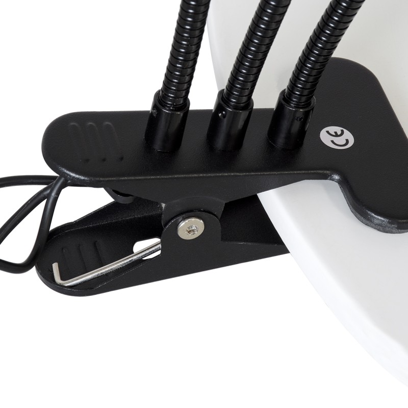 GloboStar® 79652 Grow Light Full Spectrum LED Φωτιστικό Ανάπτυξης Φυτών Γλάστρας με 3 Κινούμενες Κεφαλές & Βάση Clip SMD 2835 15W 160° DC 5V IP20 με Dimmer & Timer Εσωτερικού Χώρου για Κάλυψη Επιφάνειας 1m x 1m Πλήρους Φάσματος Φωτισμού