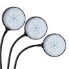 GloboStar® 79653 Grow Light Hydro Spectrum LED Φωτιστικό Ανάπτυξης Υδροπονικών Φυτών Γλάστρας με 3 Κινούμενες Κεφαλές & Βάση Clip SMD 2835 15W 160° DC 5V IP20 με Dimmer & Timer Εσωτερικού Χώρου για Κάλυψη Επιφάνειας 1m x 1m Πλήρους Φάσματος Φωτισμ