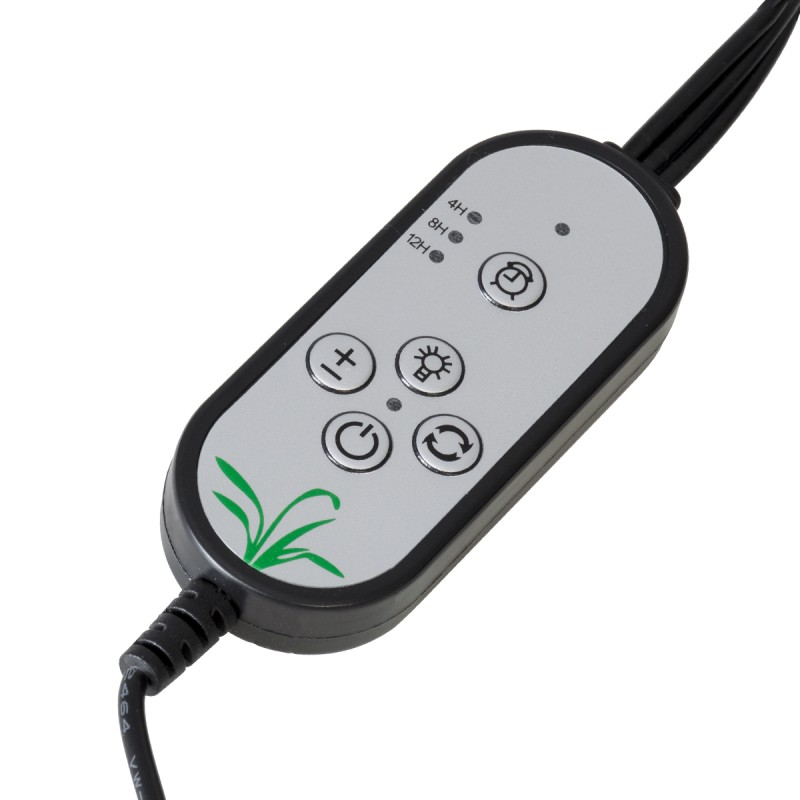 GloboStar® 79653 Grow Light Hydro Spectrum LED Φωτιστικό Ανάπτυξης Υδροπονικών Φυτών Γλάστρας με 3 Κινούμενες Κεφαλές & Βάση Clip SMD 2835 15W 160° DC 5V IP20 με Dimmer & Timer Εσωτερικού Χώρου για Κάλυψη Επιφάνειας 1m x 1m Πλήρους Φάσματος Φωτισμ