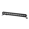 GLOBOSTAR® UVBAR 79660 Μπάρα Φωτισμού LED 36W 120° AC 220-240V IP20 Μαύρο Αλουμίνιο - UV Black Light - DMX512 & Ασύρματο Χειριστήριο IR - Μ50 x Π6 x Υ6cm - 2 Χρόνια Εγγύηση