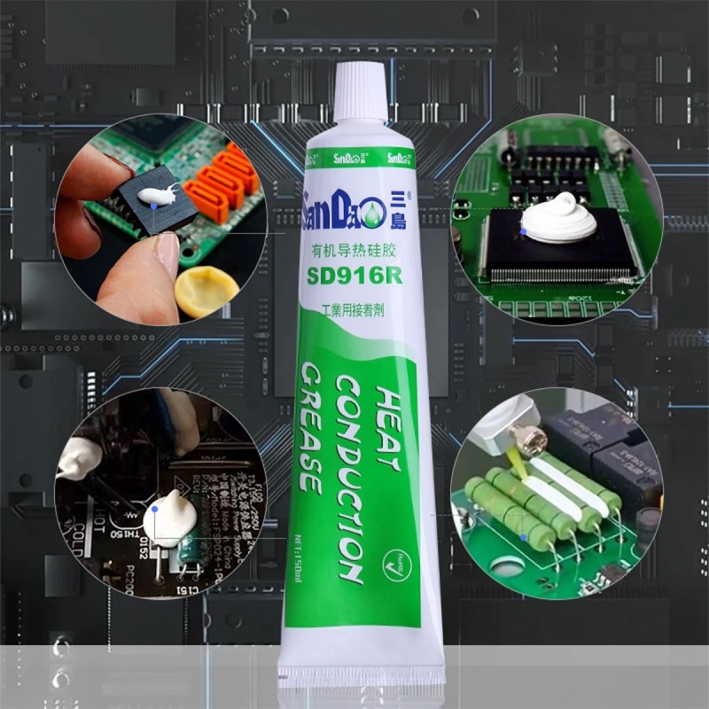 GloboStar® 79959 RTV Σωληνάριο Θερμοαγώγιμης Πάστας Σιλικόνης για Στεγανοποίηση Προϊόντων 150ml