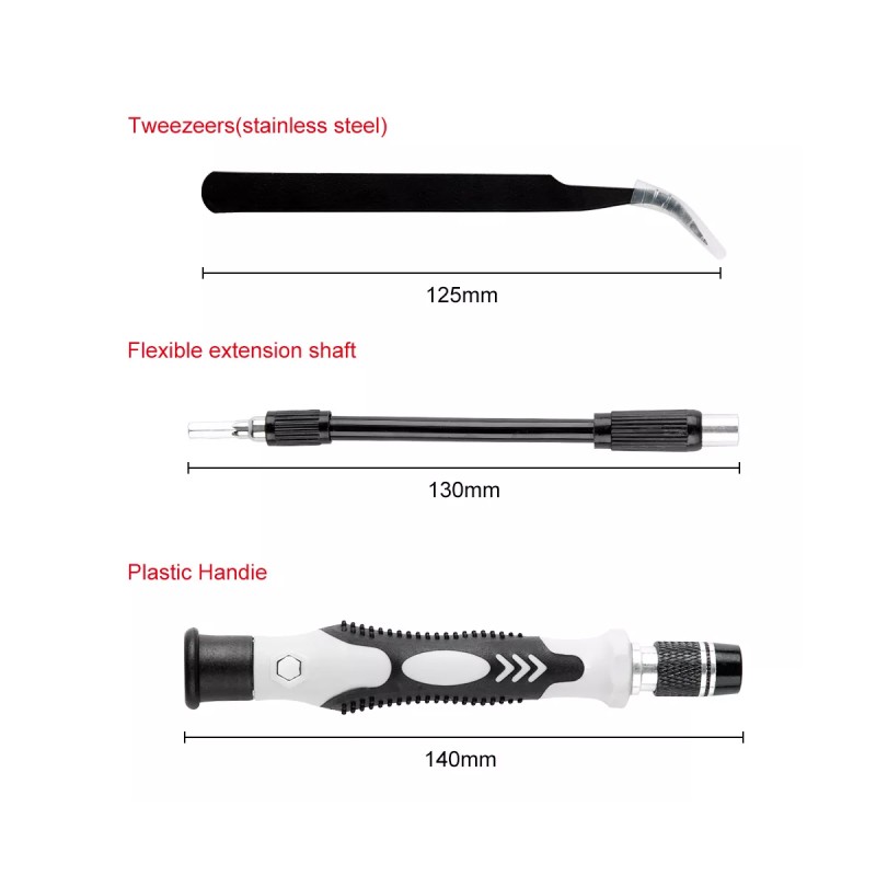 GloboStar® 79998 Επαγγελματικό Mini Σετ Εργαλείων 115 Εξαρτημάτων σε 1 DIY Tool Kit - Για Επισκευές iPhone,Samsung κλπ Κινητά Τηλέφωνα - PC - Laptop - Xbox - Ρολογιών - Οπτικά - Γυαλιά και Γενικών Μικρόεπισκευών Λεπτομέρειας με Μαγνητικό Κατσαβίδι