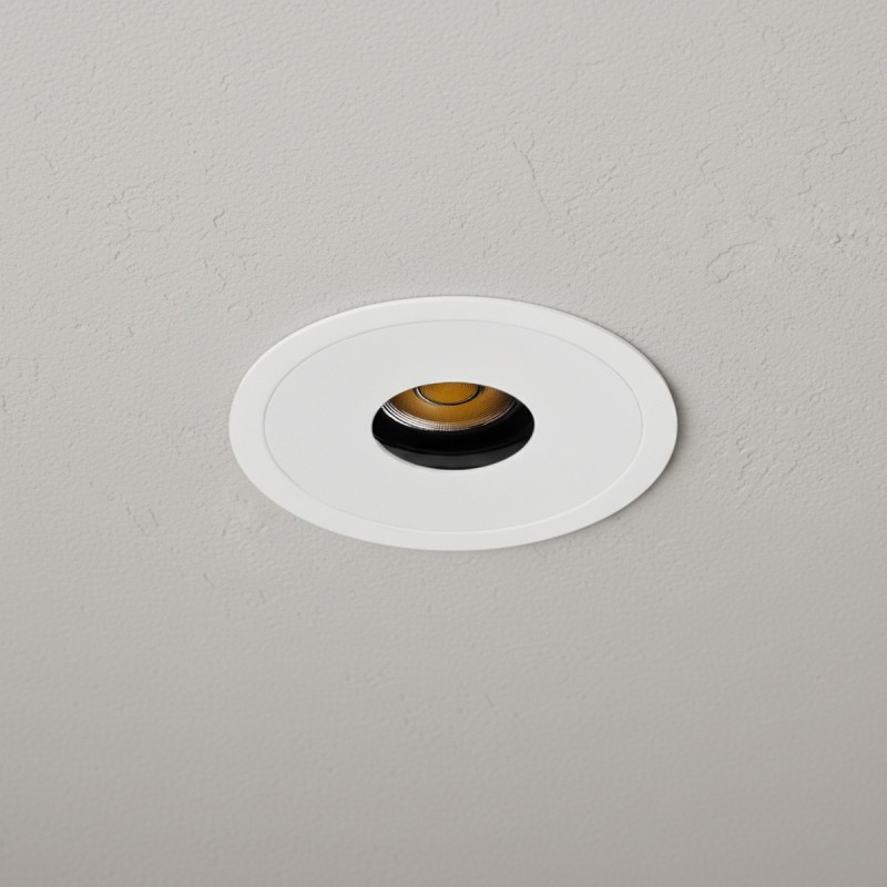 kelvo® PINADO KLV-101-0127 Χωνευτό Downlight Σποτ LED 7W 840lm 15° AC 220-240V IP20 Θερμό Λευκό 2700K - Bridgelux COB Chip & TÜV SÜD Driver - Λευκό Ματ - Μ8.3 x Π8.3 x Υ8.16cm / Q7.3cm - 5 Χρόνια Εγγύηση