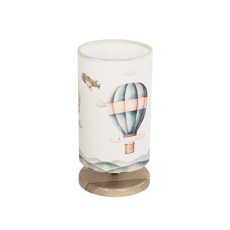 GloboStar® BALLON 204-0145 Παιδικό Eπιτραπέζιο Φωτιστικό Φιγούρα Μονόφωτο 1 x E27 IP20 Πολύχρωμο Ύφασμα - Μ15 x Π15 x Υ30cm