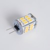 GLOBOSTAR® G4BACK 76136 Λάμπα G4 LED 6W 600lm 320° DC 12-24V IP20 Θερμό Λευκό 2700K Dimmable - Sanan SMD Chip - Back Pin - Μ1.9 x Π1.9 x Υ3.7cm - 2 Χρόνια Εγγύηση