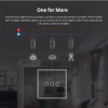 GloboStar® 80067 SONOFF T2EU3C-RF - 433MHz Wireless Smart Wall Touch Button Switch 3 Way - RF Series