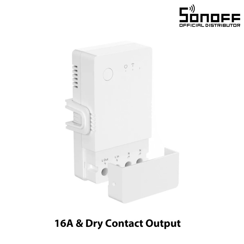 GloboStar® 80083 SONOFF POWR316 POW ORIGIN Smart LAN & WiFi 2.4GHz Power Meter Switch AC 100-240V Max 16A