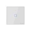 GloboStar® 80130  SONOFF T2EU1C-RF - 433MHz Wireless Smart Wall Touch Button Switch AC 100-240V Max 2A (2A/Way) 1 Way - RF Series