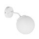 GloboStar® DALPH 203-0035 Vintage Επιτοίχιο Φωτιστικό Απλίκα Μονόφωτο 1 x E27 IP20 Λευκό Μέταλλο με Λευκό Γυαλί - M15 x Π25x Υ22cm GloboStar® DALPH 203-0035 Vintage Επιτοίχιο Φωτιστικό Απλίκα Μονόφωτο 1 x E27 IP20 Λευκό Μέταλλο με Λευκό Γυαλί - M15 x Π18 x Υ22.5cm