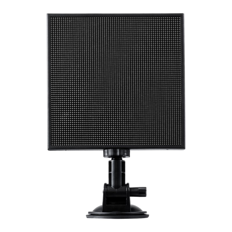 GloboStar® 81502 LED Scrolling Display 64x64 Pixel - Κυλιόμενη Ψηφιακή Πινακίδα / Επιγραφή Μονής Όψης P10 LED SMD DC 12V USB - Λειτουργία μέσω Wi-Fi με Εφαρμογή APP - IP20 - Μ17.5 x Π4 x Υ30.5cm - Πολύχρωμο RGBW - 1 Χρόνο Εγγύηση