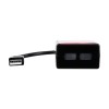 GloboStar® 81847 Διακοσμητικό Φωτιστικό Ειδικών Φωτορυθμικών Εφέ PARTY Disco LASER DC 5V με Καλώδιο Τροφοδοσίας USB Μπλέ Κόκκινο IP20 Μ26.5 x Π4.5 x Υ2.5cm