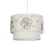 GloboStar® ELEPHANT 204-0002 Παιδικό Κρεμαστό Φωτιστικό Φιγούρα Μονόφωτο 1 x E27 IP20 Λευκό Ύφασμα - Μ30 x Π30 x Υ70cm GloboStar® ELEPHANT 204-0002 Παιδικό Κρεμαστό Φωτιστικό Φιγούρα Μονόφωτο 1 x E27 IP20 Λευκό Ύφασμα - Μ30 x Π30 x Υ70cm