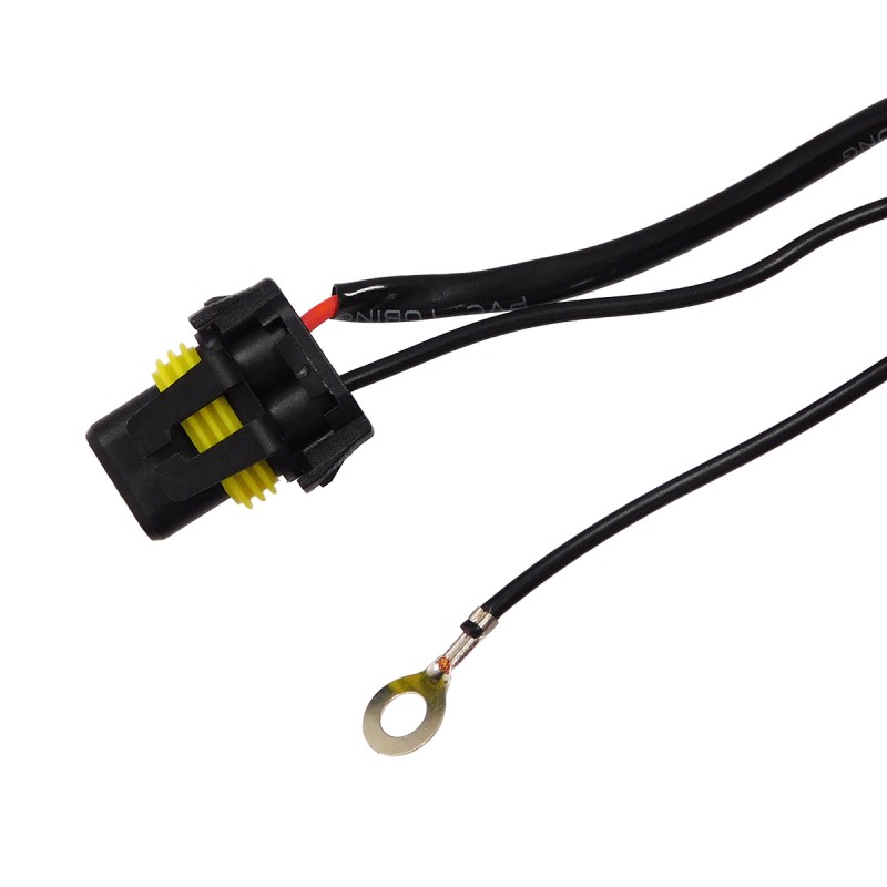 GloboStar® 84050 Καλωδίωση - Πλεξούδα για Λάμπες Xenon H4 H/L DC 12V 35/55W Bi-Xenon Διπλής Σκάλας Φωτισμού Αδιάβροχη IP65