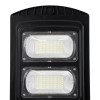 GLOBOSTAR® STREETB 85342 Φωτιστικό Δρόμου LED 60W 3000lm 120° DC 5V με Ενσωματωμένο Φωτοβολταϊκό Panel 6V 9W & Επαναφορτιζόμενη Μπαταρία Li-ion 3.2V 9000mAh με Αισθητήρα Κίνησης-Ημέρας-Νύχτας Αδιάβροχο IP65 Ψυχρό Λευκό 6000K - Μαύρο - Μ22 x Π50 x Υ6cm