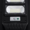 GloboStar® STREETA 85344 Professional LED Solar Street Light Αυτόνομο Ηλιακό Φωτιστικό Δρόμου 120W 1200lm 192 x LED SMD 5730 με Ενσωματωμένο Φωτοβολταϊκό Panel 6V 15W & Επαναφορτιζόμενη Μπαταρία Li-ion 3.2V 15000mAh με Αισθητήρα Ημέρας-Νύχτας & PI