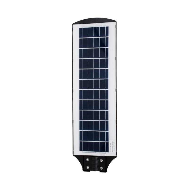 GloboStar® STREETA 85345 Professional LED Solar Street Light Αυτόνομο Ηλιακό Φωτιστικό Δρόμου 150W 1500lm 240 x LED SMD 5730 με Ενσωματωμένο Φωτοβολταϊκό Panel 6V 18W & Επαναφορτιζόμενη Μπαταρία Li-ion 3.2V 20000mAh με Αισθητήρα Ημέρας-Νύχτας & PI