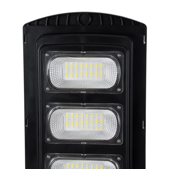 GloboStar® STREETA 85345 Professional LED Solar Street Light Αυτόνομο Ηλιακό Φωτιστικό Δρόμου 150W 1500lm 240 x LED SMD 5730 με Ενσωματωμένο Φωτοβολταϊκό Panel 6V 18W & Επαναφορτιζόμενη Μπαταρία Li-ion 3.2V 20000mAh με Αισθητήρα Ημέρας-Νύχτας & PI GloboStar® STREETA 85345 Professional LED Solar Street Light Αυτόνομο Ηλιακό Φωτιστικό Δρόμου 150W 1500lm 240 x LED SMD 5730 με Ενσωματωμένο Φωτοβολταϊκό Panel 6V 18W & Επαναφορτιζόμενη Μπαταρία Li-ion 3.2V 20000mAh με Αισθητήρα Ημέρας-Νύχτας & PI