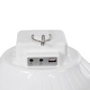 GloboStar® SOLAR-BULB 85350 Αυτόνομη Ηλιακή Κρεμαστή Λάμπα LED Giant Γλόμπος 100W 1000lm 140° 2 Λειτουργιών Ρεύματος με AC 220-240V μέσω USB Αντάπτορα ή με Φωτοβολταικό Panel 6V 12W & Επαναφορτιζόμενη Μπαταρία Li-ion 3.2V 5000mAh - Ενσωματωμένο USB 2.