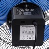 GloboStar® SOLARO-FAN 85351 Solar Fan Αυτόνομος Ηλιακός Επιδαπέδιος Ανεμιστήρας 25W 2 Λειτουργιών Ρεύματος με AC 220-240V ή με Φωτοβολταϊκό Panel 9V 12W & Επαναφορτιζόμενη Μπαταρία Li-ion 7.4V 4400mAh - 12 Ταχύτητες - Ενσωματωμένο USB 2.0 Charger Συσκ