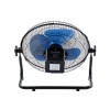 GloboStar® SOLARO-FAN 85351 Solar Fan Αυτόνομος Ηλιακός Επιδαπέδιος Ανεμιστήρας 25W 2 Λειτουργιών Ρεύματος με AC 220-240V ή με Φωτοβολταϊκό Panel 9V 12W & Επαναφορτιζόμενη Μπαταρία Li-ion 7.4V 4400mAh - 12 Ταχύτητες - Ενσωματωμένο USB 2.0 Charger Συσκ