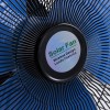 GloboStar® SOLARO-FAN 85351 Solar Fan Αυτόνομος Ηλιακός Επιδαπέδιος Ανεμιστήρας 25W 2 Λειτουργιών Ρεύματος με AC 220-240V ή με Φωτοβολταϊκό Panel 9V 12W & Επαναφορτιζόμενη Μπαταρία Li-ion 7.4V 4400mAh - 12 Ταχύτητες - Ενσωματωμένο USB 2.0 Charger Συσκ
