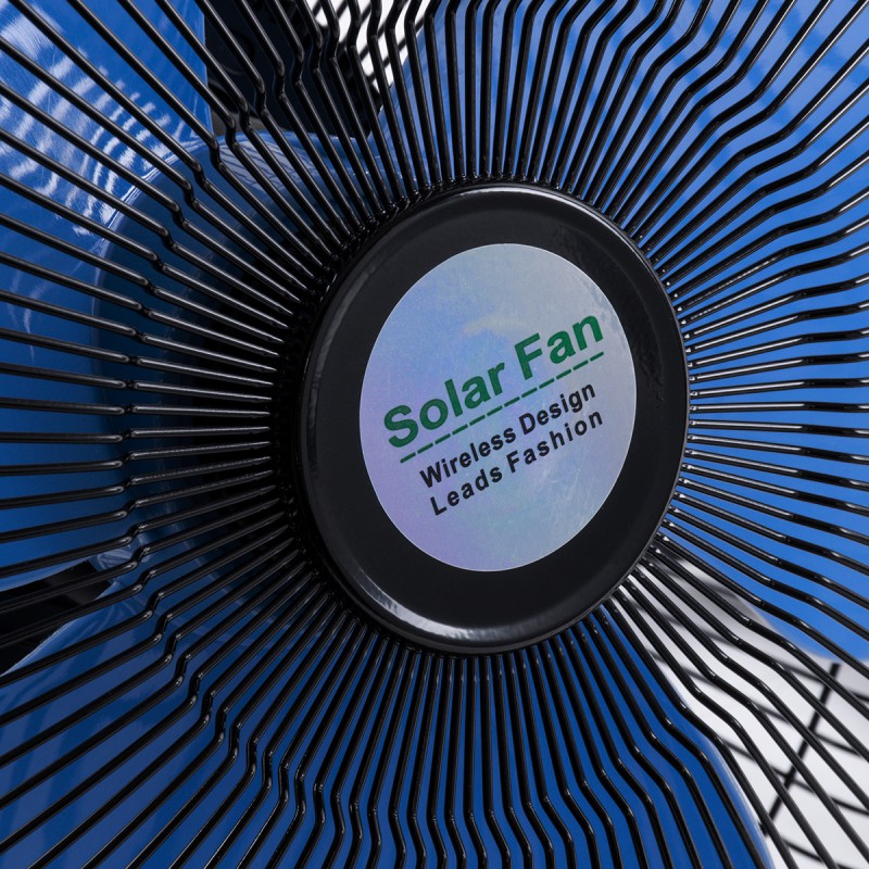 GloboStar® SOLARO-FAN 85351 Solar Fan Αυτόνομος Ηλιακός Επιδαπέδιος Ανεμιστήρας 25W 2 Λειτουργιών Ρεύματος με AC 220-240V ή με Φωτοβολταϊκό Panel 9V 12W & Επαναφορτιζόμενη Μπαταρία Li-ion 7.4V 4400mAh - 12 Ταχύτητες - Ενσωματωμένο USB 2.0 Charger Συσκ