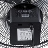 GloboStar® SOLARO-FAN 85352 Solar Fan Αυτόνομος Ηλιακός Επιδαπέδιος Ανεμιστήρας 25W 2 Λειτουργιών Ρεύματος με AC 220-240V ή με Φωτοβολταϊκό Panel 9V 12W & Επαναφορτιζόμενη Μπαταρία Li-ion 7.4V 4400mAh - 12 Ταχύτητες - Ενσωματωμένο USB 2.0 Charger Συσκ