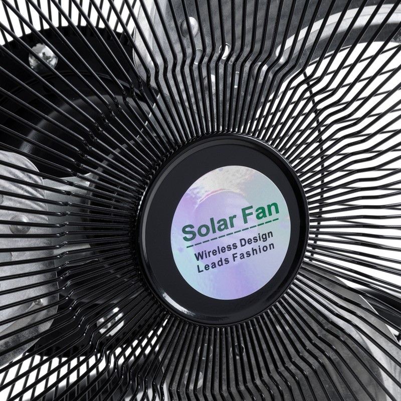 GloboStar® SOLARO-FAN 85352 Solar Fan Αυτόνομος Ηλιακός Επιδαπέδιος Ανεμιστήρας 25W 2 Λειτουργιών Ρεύματος με AC 220-240V ή με Φωτοβολταϊκό Panel 9V 12W & Επαναφορτιζόμενη Μπαταρία Li-ion 7.4V 4400mAh - 12 Ταχύτητες - Ενσωματωμένο USB 2.0 Charger Συσκ