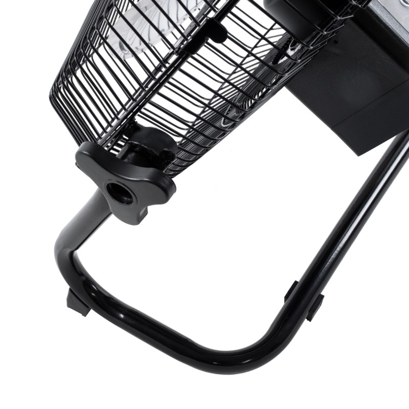 GloboStar® SOLARO-FAN 85352 Solar Fan Αυτόνομος Ηλιακός Επιδαπέδιος Ανεμιστήρας 25W 2 Λειτουργιών Ρεύματος με AC 220-240V ή με Φωτοβολταϊκό Panel 9V 12W & Επαναφορτιζόμενη Μπαταρία Li-ion 7.4V 4400mAh - 12 Ταχύτητες - Ενσωματωμένο USB 2.0 Charger Συσκ