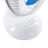 GloboStar® SOLARI-FAN 85353 Solar Fan Αυτόνομος Ηλιακός Επιτραπέζιος Ανεμιστήρας 25W 2 Λειτουργιών Ρεύματος με AC 220-240V ή με Φωτοβολταϊκό Panel 9V 12W & Επαναφορτιζόμενη Μπαταρία Li-ion 7.4V 4400mAh - 3 Ταχύτητες - IP20 - Μ24 x Π36 x Υ49cm - Λευκό