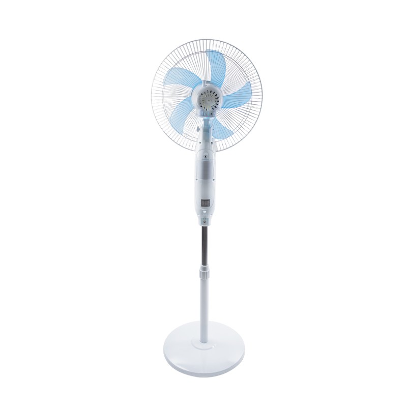 GloboStar® SOLARA-FAN 85355 Solar Fan Αυτόνομος Ηλιακός Επιδαπέδιος Ανεμιστήρας 25W 2 Λειτουργιών Ρεύματος με AC 220-240V ή με Φωτοβολταϊκό Panel 9V 12W & Επαναφορτιζόμενη Μπαταρία Li-ion 7.4V 4400mAh - 3 Ταχύτητες - Ενσωματωμένο USB 2.0 Charger Συσκε