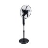 GloboStar® SOLARA-FAN 85356 Solar Fan Αυτόνομος Ηλιακός Επιδαπέδιος Ανεμιστήρας 25W 2 Λειτουργιών Ρεύματος με AC 220-240V ή με Φωτοβολταϊκό Panel 9V 12W & Επαναφορτιζόμενη Μπαταρία Li-ion 7.4V 4400mAh - 3 Ταχύτητες - Ενσωματωμένο USB 2.0 Charger Συσκε