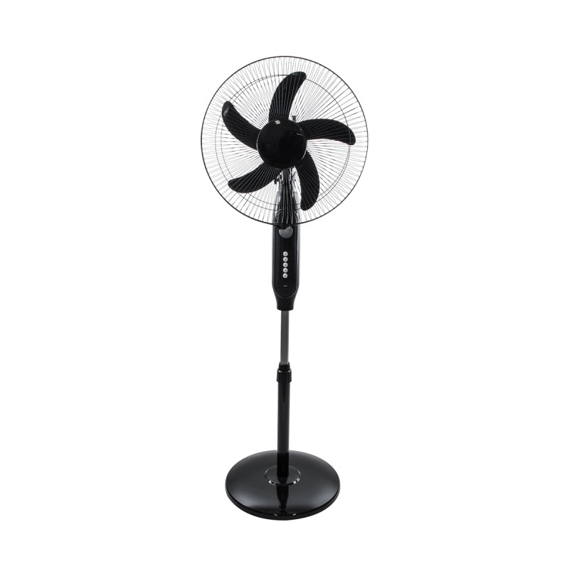 GloboStar® SOLARA-FAN 85356 Solar Fan Αυτόνομος Ηλιακός Επιδαπέδιος Ανεμιστήρας 25W 2 Λειτουργιών Ρεύματος με AC 220-240V ή με Φωτοβολταϊκό Panel 9V 12W & Επαναφορτιζόμενη Μπαταρία Li-ion 7.4V 4400mAh - 3 Ταχύτητες - Ενσωματωμένο USB 2.0 Charger Συσκε
