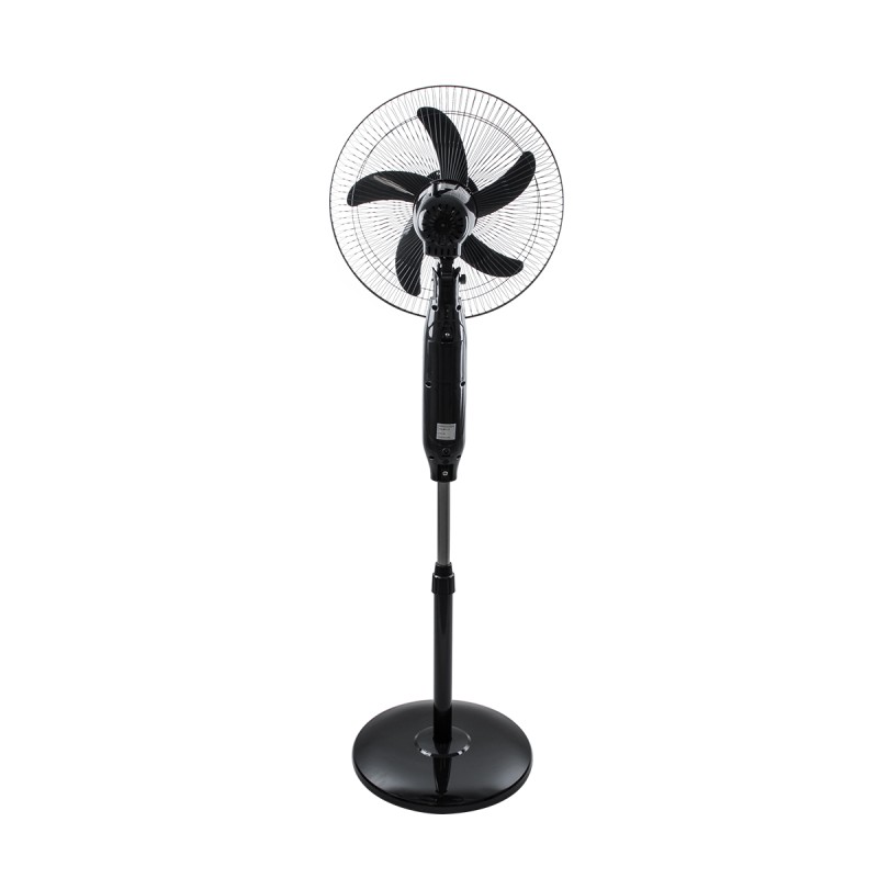 GloboStar® SOLARA-FAN 85356 Solar Fan Αυτόνομος Ηλιακός Επιδαπέδιος Ανεμιστήρας 25W 2 Λειτουργιών Ρεύματος με AC 220-240V ή με Φωτοβολταϊκό Panel 9V 12W & Επαναφορτιζόμενη Μπαταρία Li-ion 7.4V 4400mAh - 3 Ταχύτητες - Ενσωματωμένο USB 2.0 Charger Συσκε