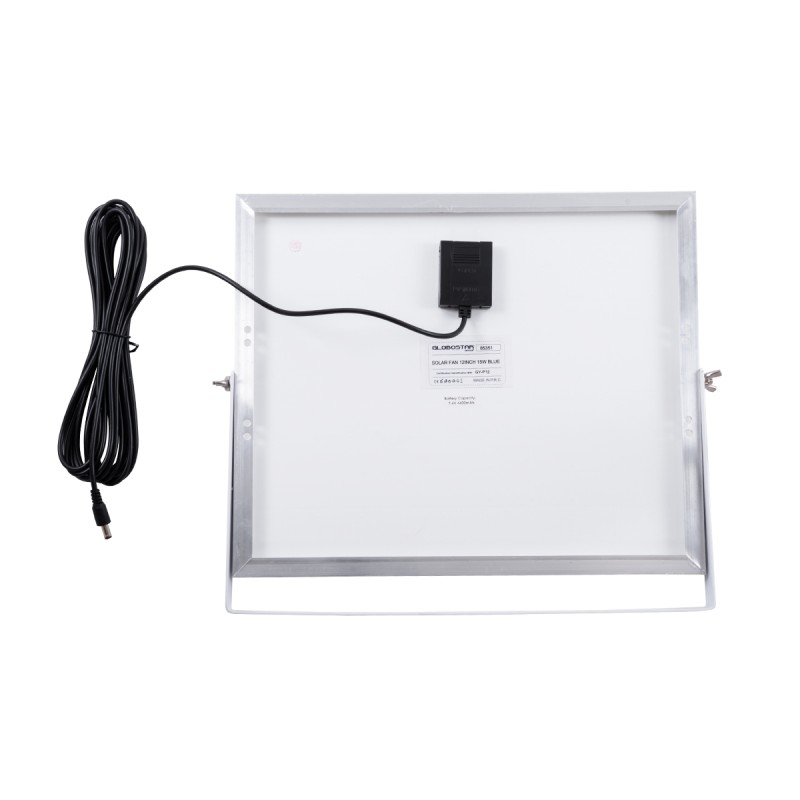 GloboStar® SOLARE-FAN 85358 Solar Fan Αυτόνομος Ηλιακός Επιδαπέδιος Ανεμιστήρας 25W 2 Λειτουργιών Ρεύματος με AC 220-240V ή με Φωτοβολταϊκό Panel 9V 15W & Επαναφορτιζόμενη Μπαταρία Li-ion 7.4V 6000mAh - 12 Ταχύτητες - Ασύρματο Χειριστήριο - Ενσωματωμέ